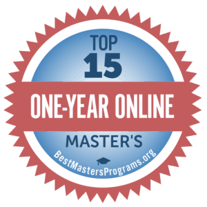 1 year masters programs online