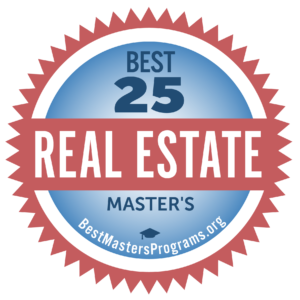 best masters in real estate