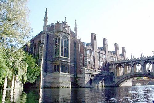 Old Library at St. John’s College of Cambridge University (Cambridge, UK)