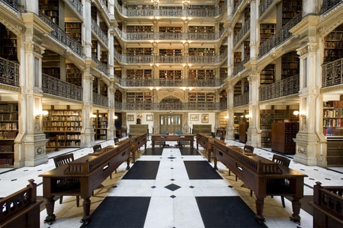 George Peabody Library at Johns Hopkins University (Baltimore, MD)