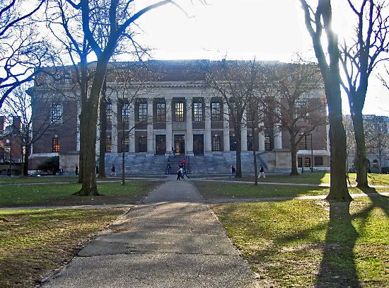 Widener Library at Harvard University (Cambridge, MA)