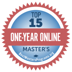 1 year masters programs online