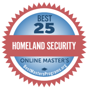 top homeland security masters programs